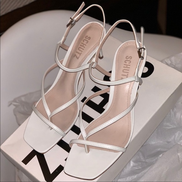 SCHUTZ White Strappy Sandals - Picture 3 of 3
